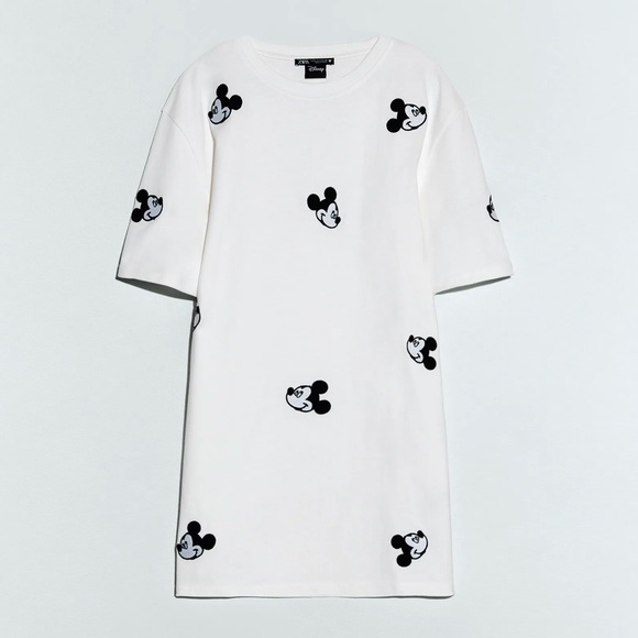 Zara Dresses Zara Mickey Mouse Disney Dress Nwt Poshmark
